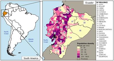 Space–time distribution of intestinal infectious diseases and their association with socioeconomic variables in Ecuador